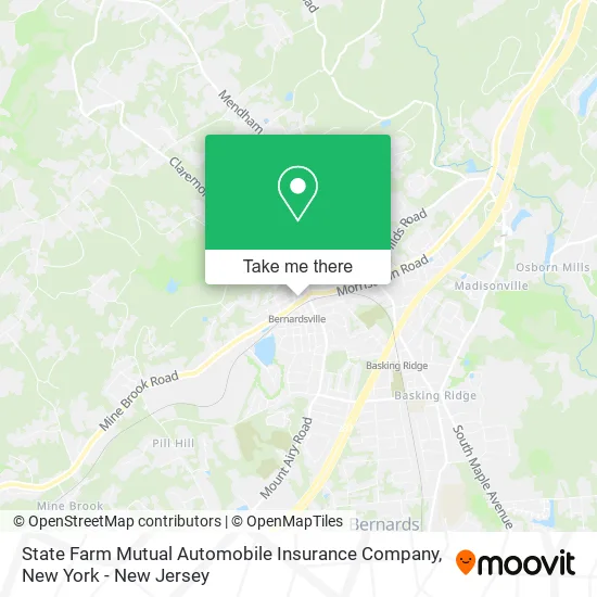 State Farm Mutual Automobile Insurance Company map