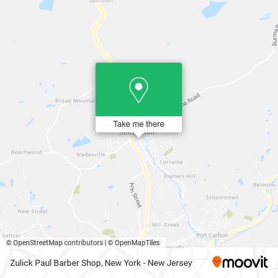 Mapa de Zulick Paul Barber Shop