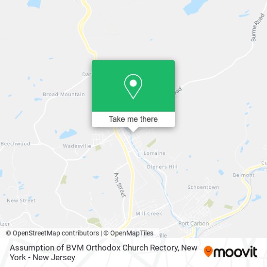 Assumption of BVM Orthodox Church Rectory map