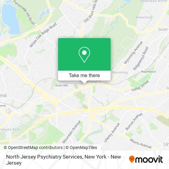 North Jersey Psychiatry Services map