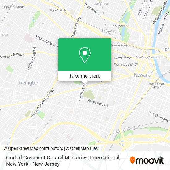 God of Covenant Gospel Ministries, International map