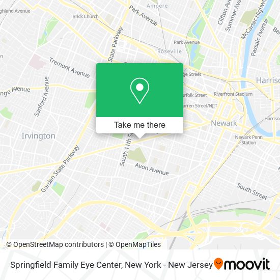 Mapa de Springfield Family Eye Center