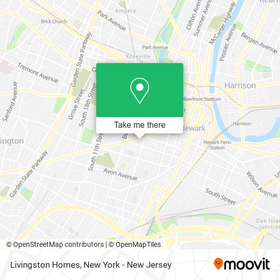 Mapa de Livingston Homes