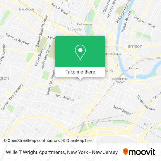 Mapa de Willie T Wright Apartments