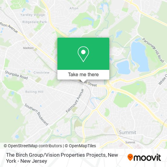 The Birch Group / Vision Properties Projects map