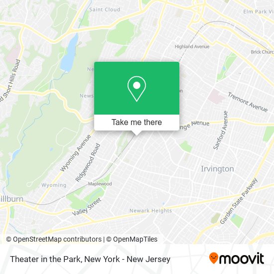 Mapa de Theater in the Park