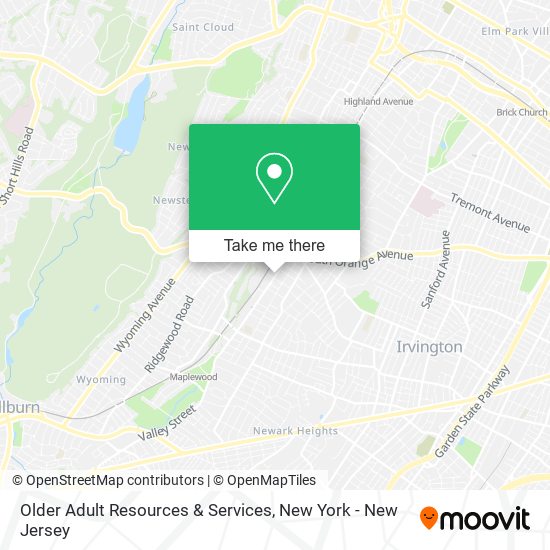 Older Adult Resources & Services map