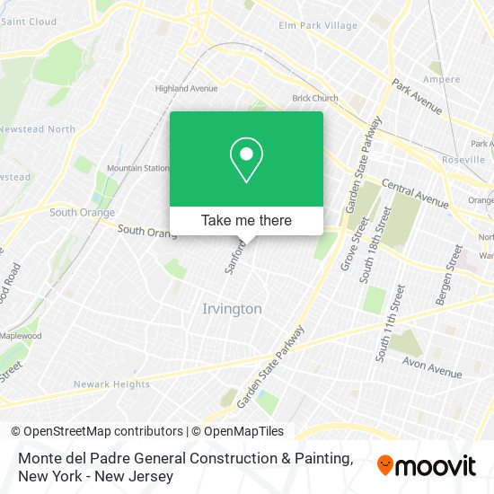 Monte del Padre General Construction & Painting map