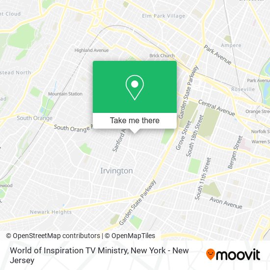 World of Inspiration TV Ministry map