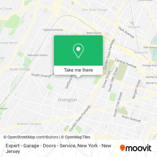 Expert - Garage - Doors - Service map