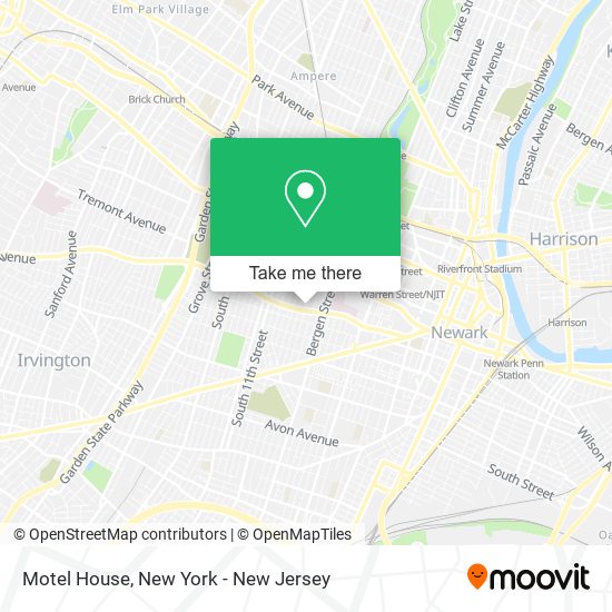 Motel House map