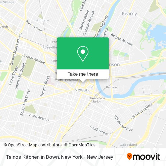 Tainos Kitchen in Down map