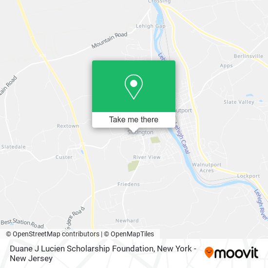 Duane J Lucien Scholarship Foundation map