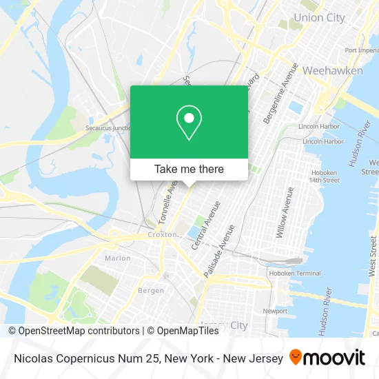 Nicolas Copernicus Num 25 map