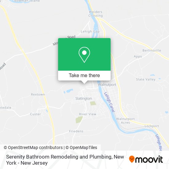 Mapa de Serenity Bathroom Remodeling and Plumbing