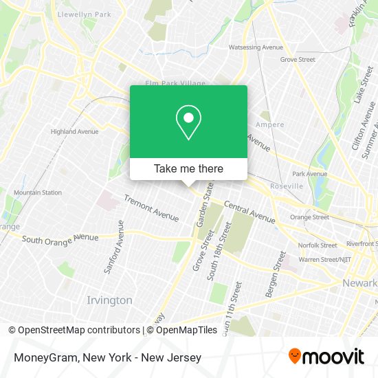 MoneyGram map