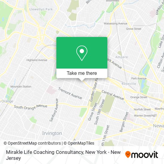 Mirakle Life Coaching Consultancy map