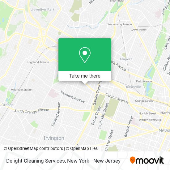 Mapa de Delight Cleaning Services