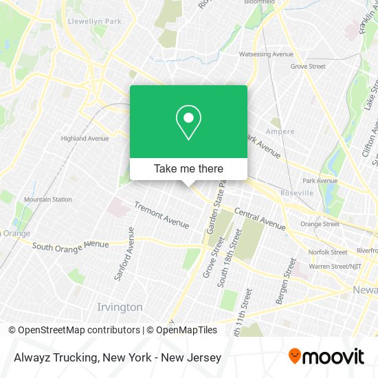 Mapa de Alwayz Trucking