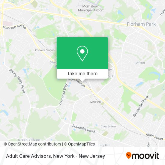 Adult Care Advisors map