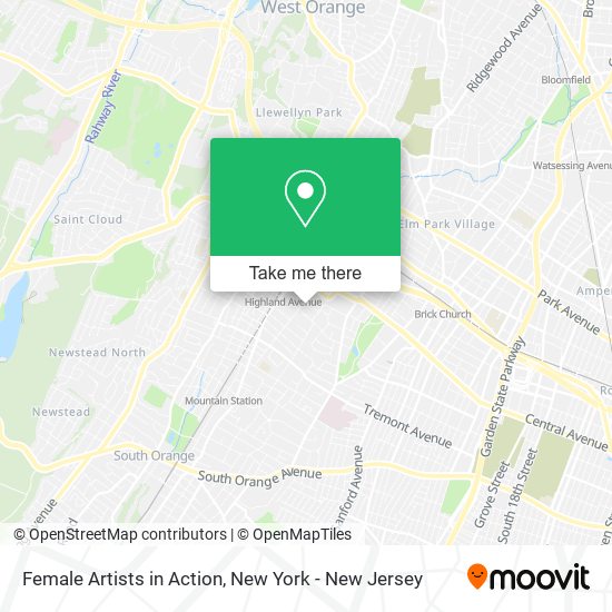 Mapa de Female Artists in Action