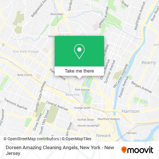 Doreen Amazing Cleaning Angels map