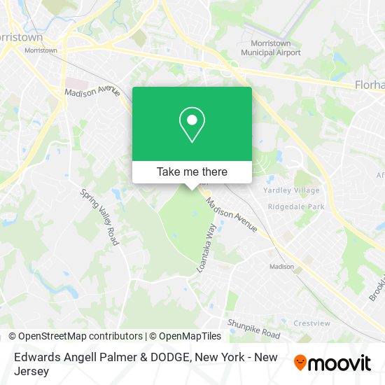 Mapa de Edwards Angell Palmer & DODGE
