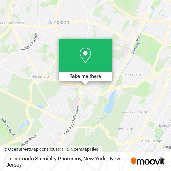 Mapa de Crossroads Specialty Pharmacy