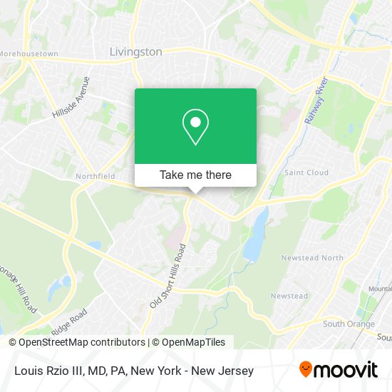 Louis Rzio III, MD, PA map