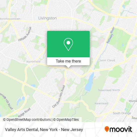 Valley Arts Dental map