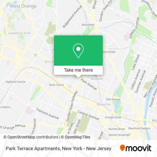 Park Terrace Apartments map