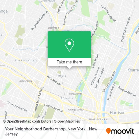 Your Neighborhood Barbershop map