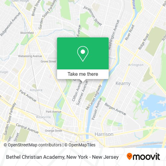 Mapa de Bethel Christian Academy