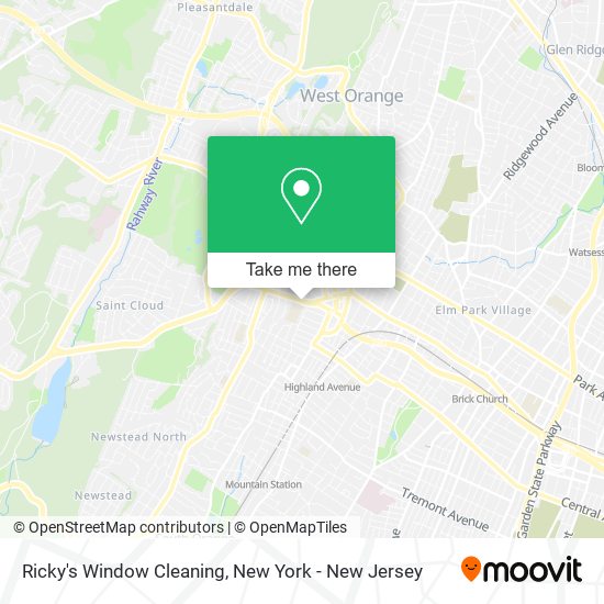 Ricky's Window Cleaning map
