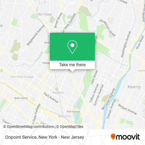 Mapa de Onpoint Service