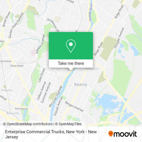 Enterprise Commercial Trucks map