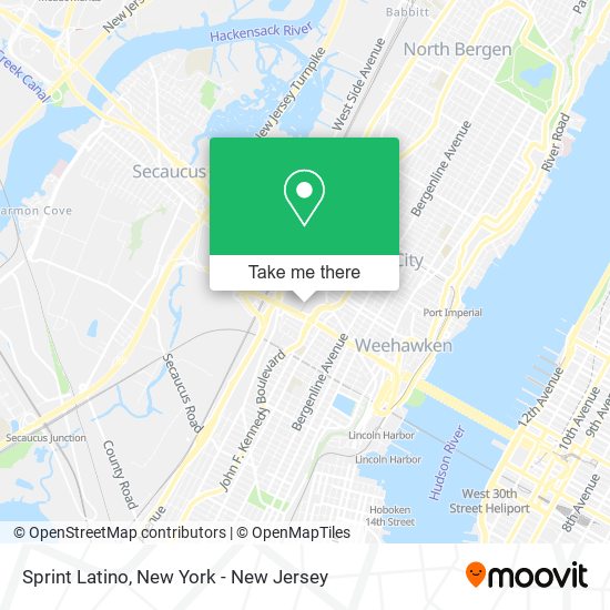 Sprint Latino map