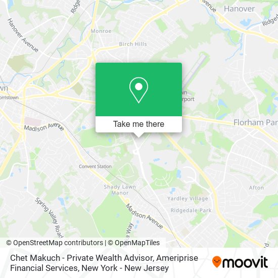 Mapa de Chet Makuch - Private Wealth Advisor, Ameriprise Financial Services