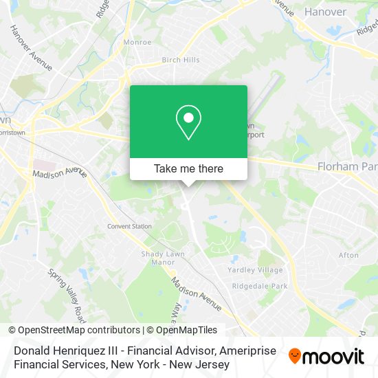 Mapa de Donald Henriquez III - Financial Advisor, Ameriprise Financial Services