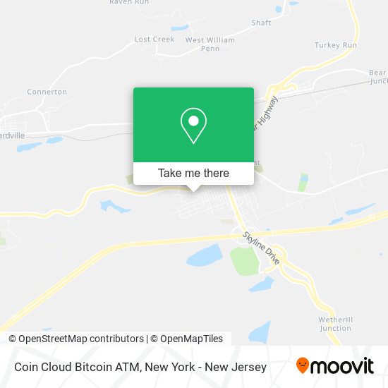 Mapa de Coin Cloud Bitcoin ATM