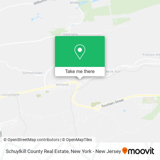Schuylkill County Real Estate map