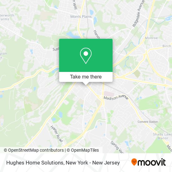 Hughes Home Solutions map