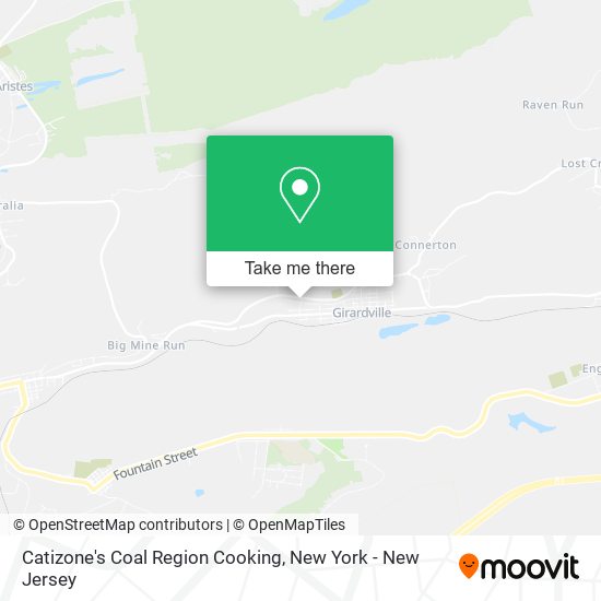 Mapa de Catizone's Coal Region Cooking