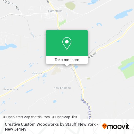 Mapa de Creative Custom Woodworks by Stauff