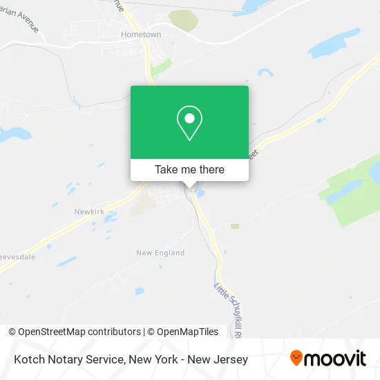 Kotch Notary Service map