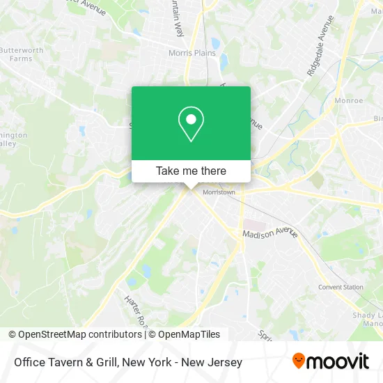 Office Tavern & Grill map