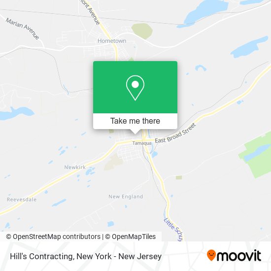 Mapa de Hill's Contracting