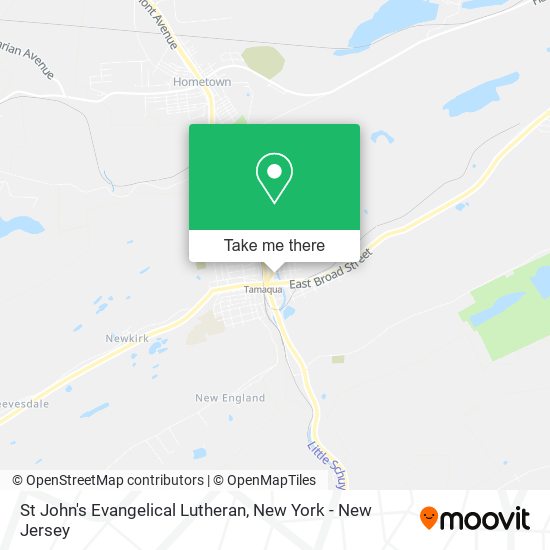 Mapa de St John's Evangelical Lutheran