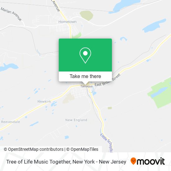 Mapa de Tree of Life Music Together