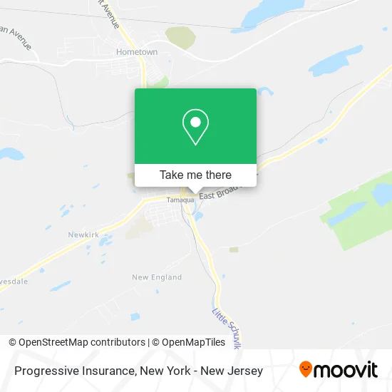 Progressive Insurance map